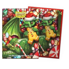Dragon Shield - Christmas 2024 - Brushed-Art Sleeves - Standard-Size